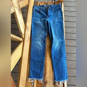 Size 6 Old Navy Power Straight High Rise Jeans